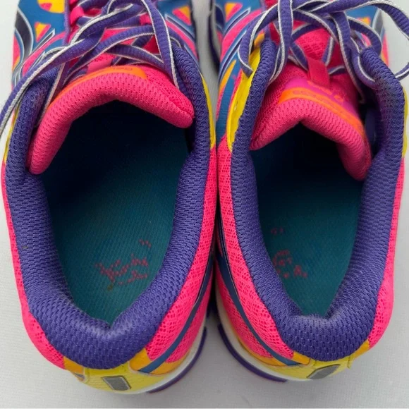 Asics Women's Gel Extreme 33 T2H9N Multicolor Running Shoes Sneakers Size 9 - Picture 10 of 11